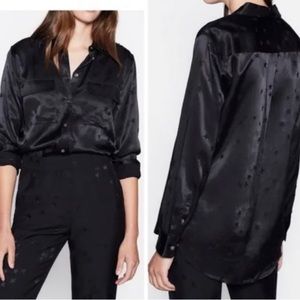 Tabitha Simmons x Equipment Viscose Top with star pattern